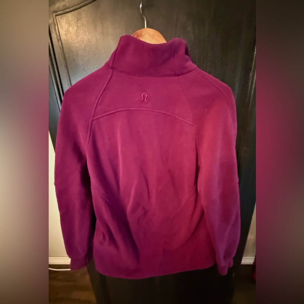 lululemon Scuba Oversized Funnel-Neck Half Zip Chilled GrapeXS/S Great Condition - Picture 5 of 5